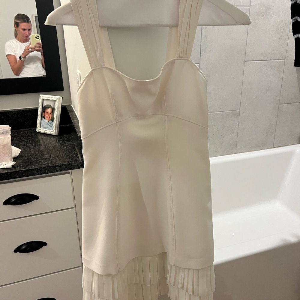 Cinq à Sept Cream Dress